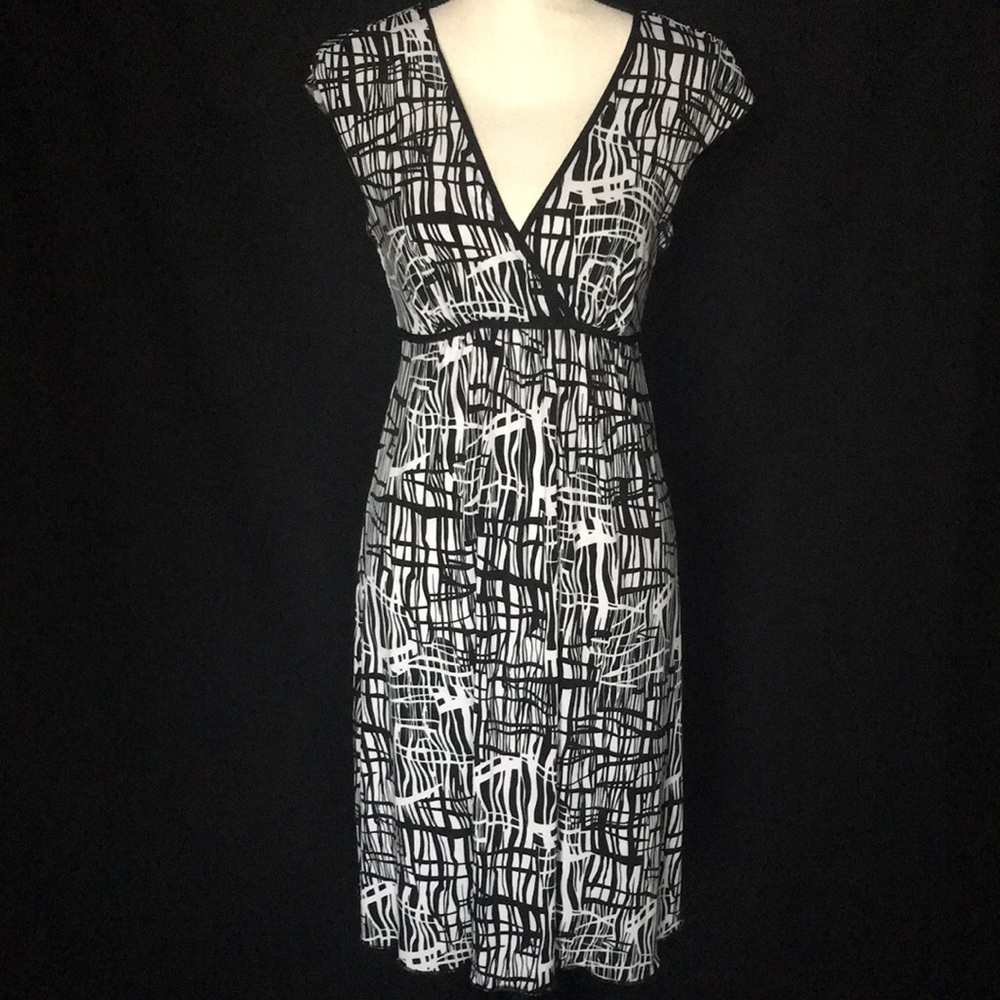 Connected Apparel Empire Waist Dress